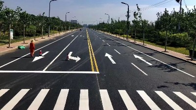热熔型路面标线涂料施工工艺详解